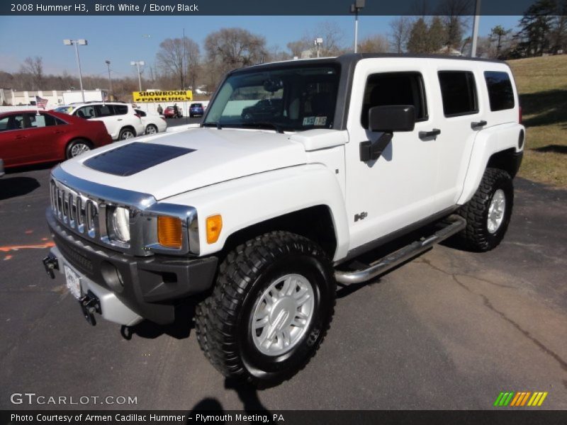 Birch White / Ebony Black 2008 Hummer H3