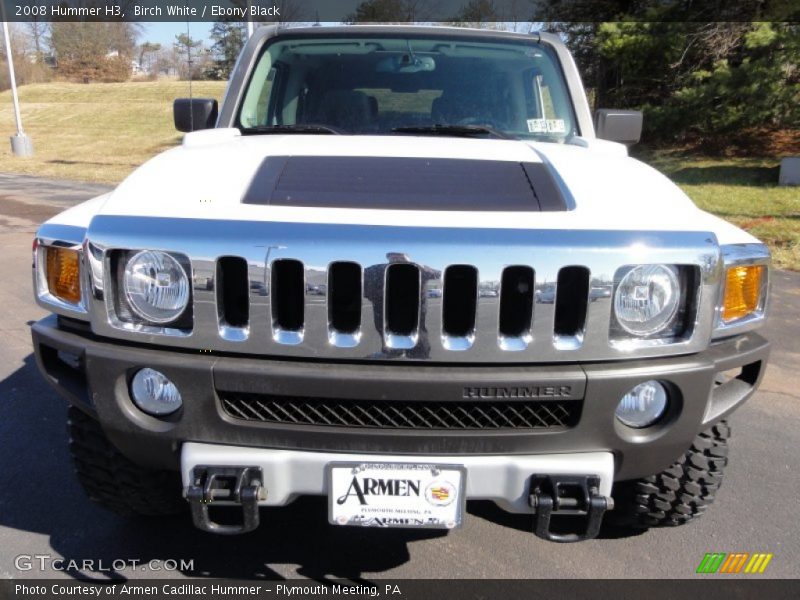 Birch White / Ebony Black 2008 Hummer H3