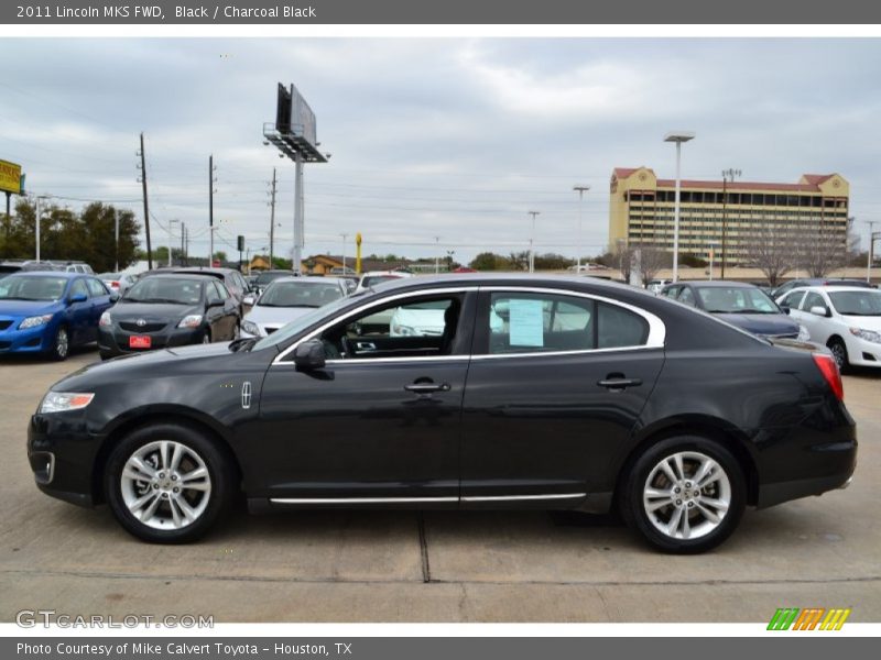 Black / Charcoal Black 2011 Lincoln MKS FWD
