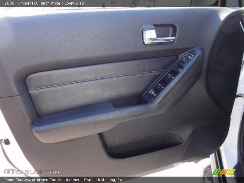 Birch White / Ebony Black 2008 Hummer H3