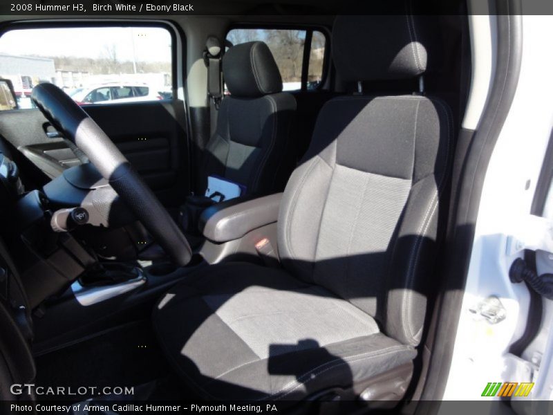 Birch White / Ebony Black 2008 Hummer H3