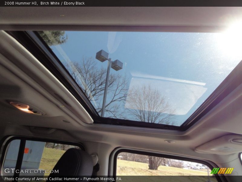 Birch White / Ebony Black 2008 Hummer H3