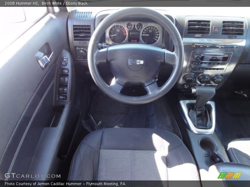 Birch White / Ebony Black 2008 Hummer H3