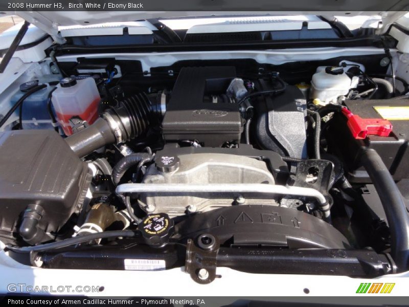 Birch White / Ebony Black 2008 Hummer H3