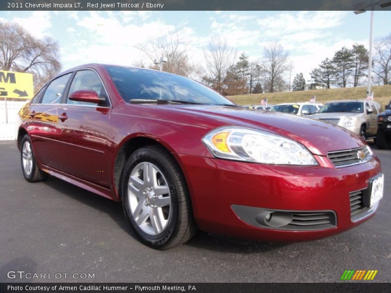 Red Jewel Tintcoat / Ebony 2011 Chevrolet Impala LT