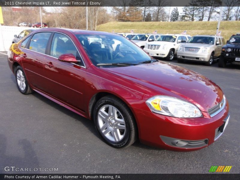 Red Jewel Tintcoat / Ebony 2011 Chevrolet Impala LT