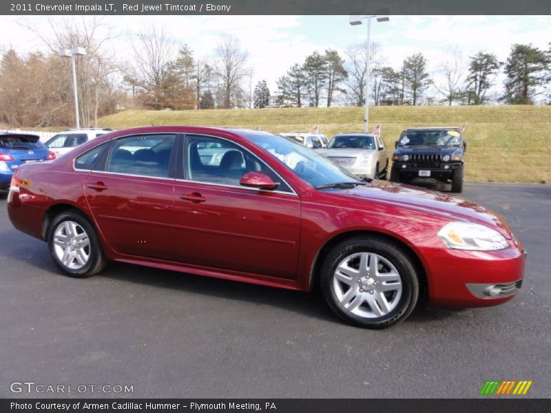 Red Jewel Tintcoat / Ebony 2011 Chevrolet Impala LT