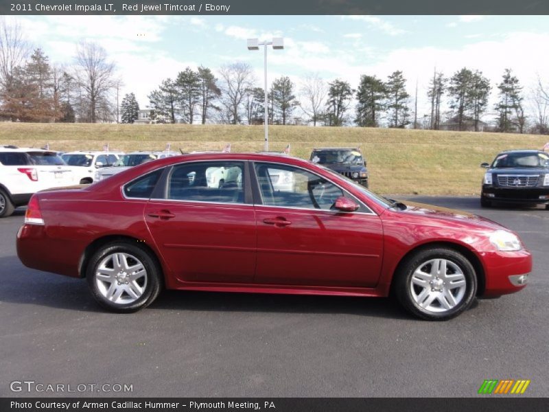 Red Jewel Tintcoat / Ebony 2011 Chevrolet Impala LT