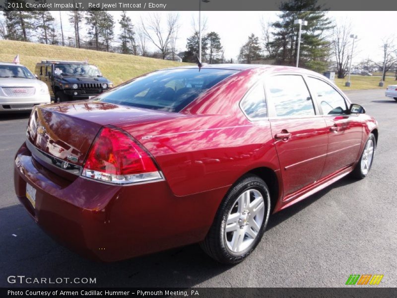 Red Jewel Tintcoat / Ebony 2011 Chevrolet Impala LT