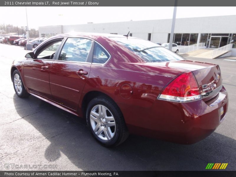 Red Jewel Tintcoat / Ebony 2011 Chevrolet Impala LT