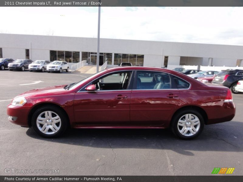 Red Jewel Tintcoat / Ebony 2011 Chevrolet Impala LT