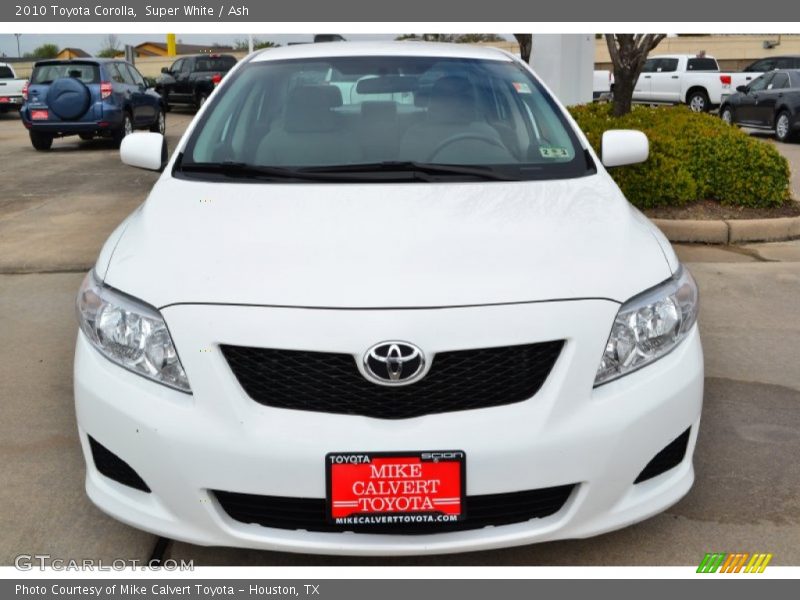 Super White / Ash 2010 Toyota Corolla