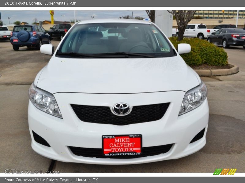 Super White / Ash 2010 Toyota Corolla