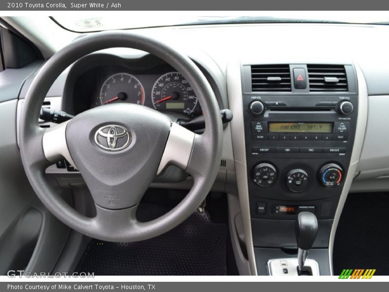 Super White / Ash 2010 Toyota Corolla