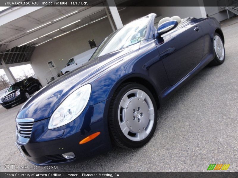 Indigo Ink Blue Pearl / Ecru 2004 Lexus SC 430