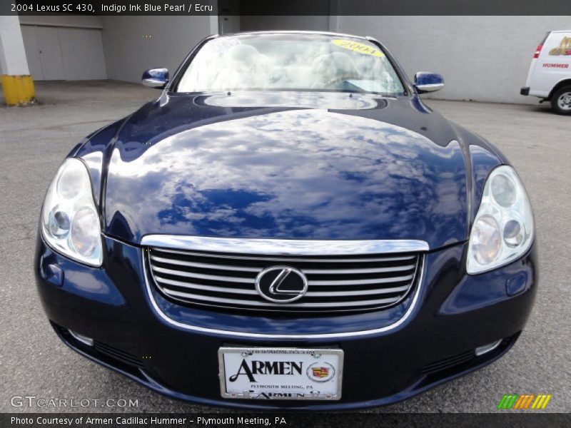 Indigo Ink Blue Pearl / Ecru 2004 Lexus SC 430