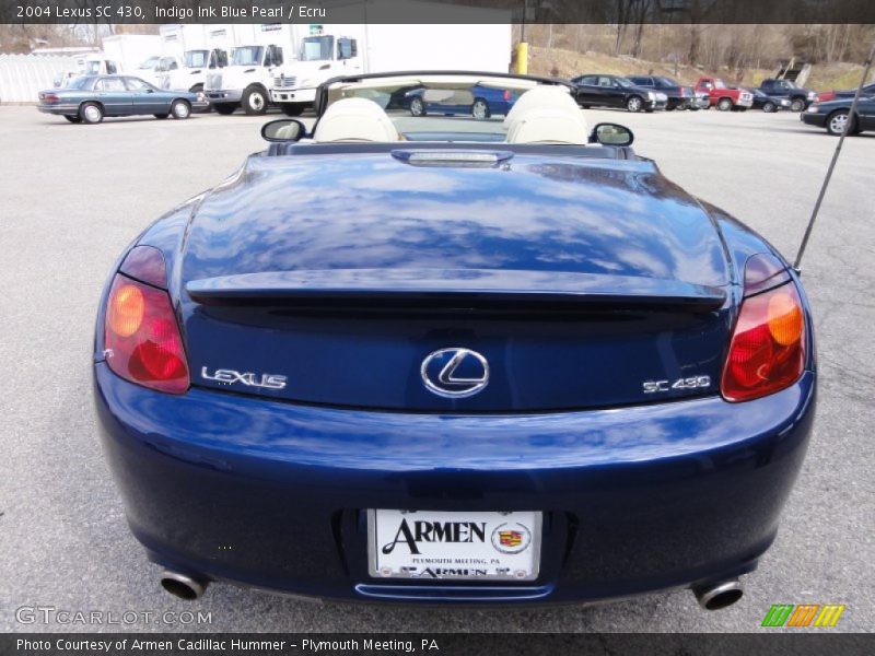 Indigo Ink Blue Pearl / Ecru 2004 Lexus SC 430