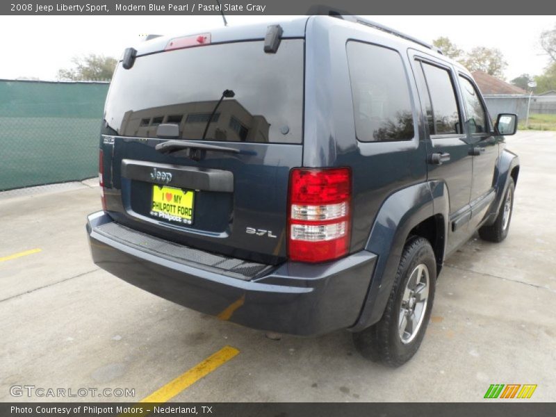 Modern Blue Pearl / Pastel Slate Gray 2008 Jeep Liberty Sport