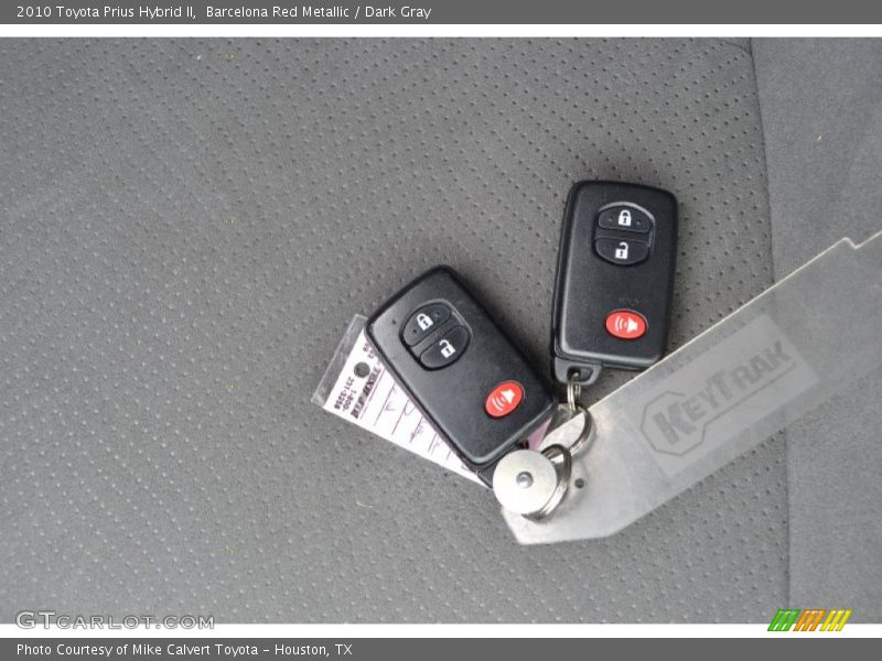 Keys of 2010 Prius Hybrid II