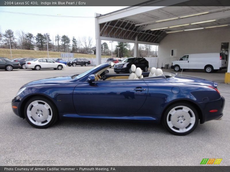 Indigo Ink Blue Pearl / Ecru 2004 Lexus SC 430