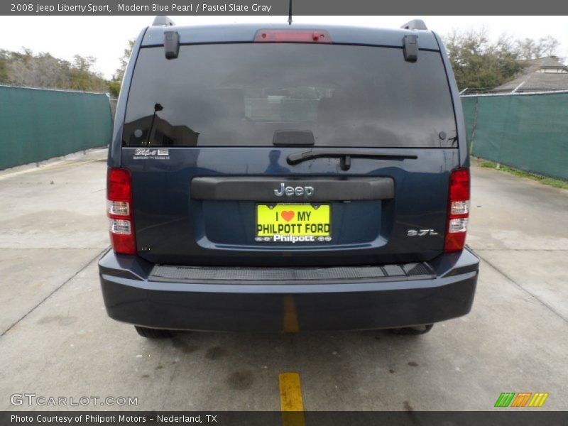 Modern Blue Pearl / Pastel Slate Gray 2008 Jeep Liberty Sport