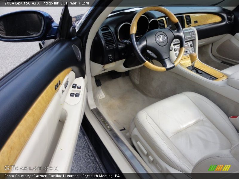 Indigo Ink Blue Pearl / Ecru 2004 Lexus SC 430