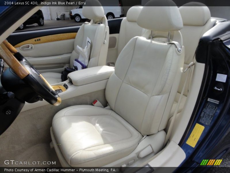 Front Seat of 2004 SC 430