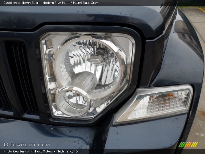 Modern Blue Pearl / Pastel Slate Gray 2008 Jeep Liberty Sport