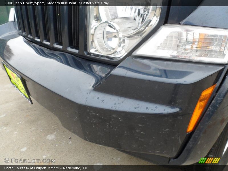 Modern Blue Pearl / Pastel Slate Gray 2008 Jeep Liberty Sport