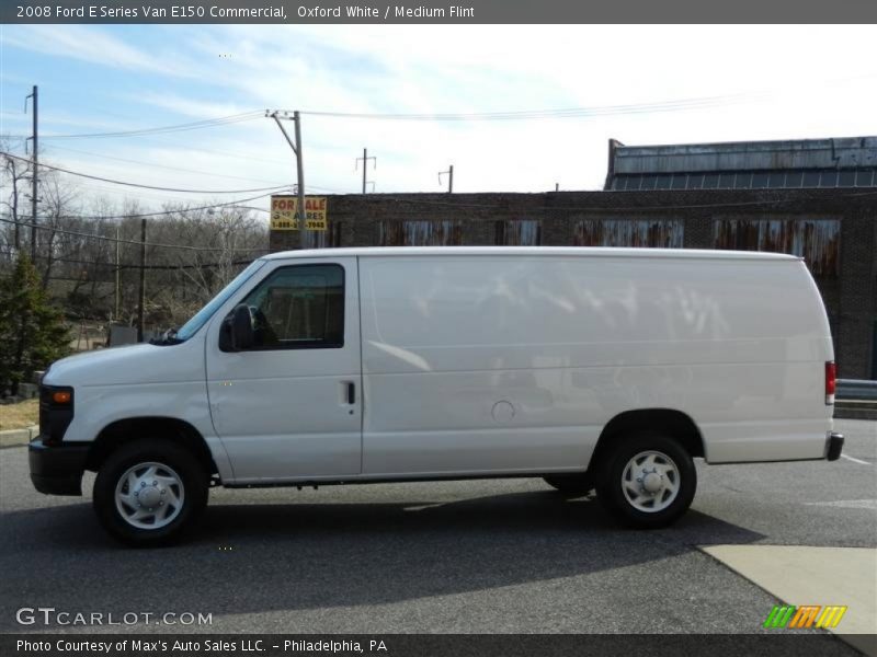 Oxford White / Medium Flint 2008 Ford E Series Van E150 Commercial