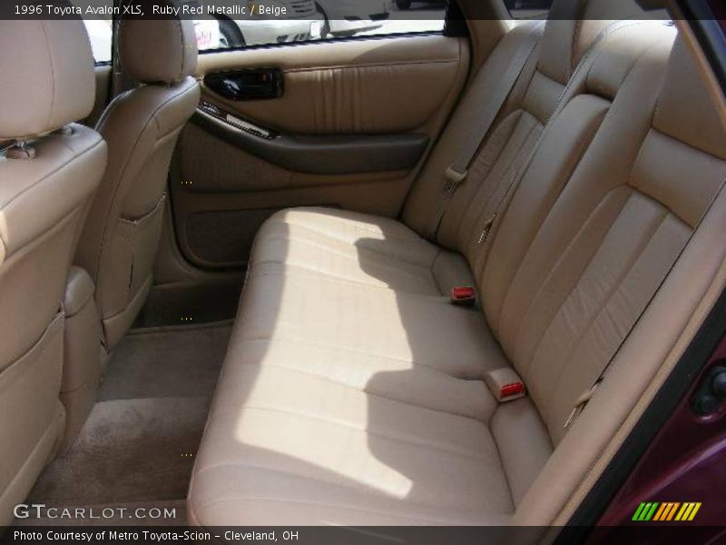 Ruby Red Metallic / Beige 1996 Toyota Avalon XLS