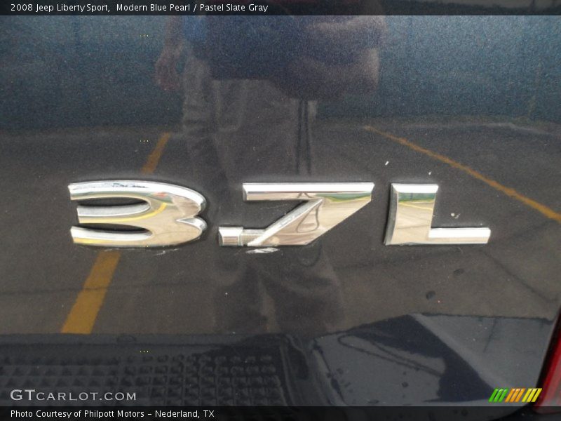 Modern Blue Pearl / Pastel Slate Gray 2008 Jeep Liberty Sport