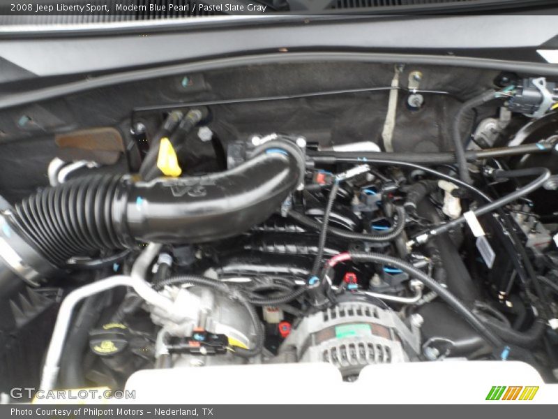 Modern Blue Pearl / Pastel Slate Gray 2008 Jeep Liberty Sport