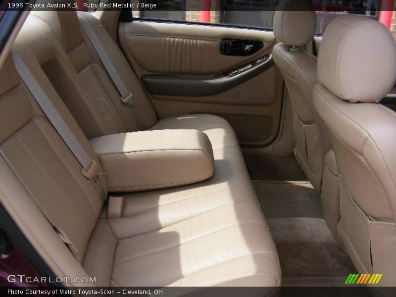 Ruby Red Metallic / Beige 1996 Toyota Avalon XLS