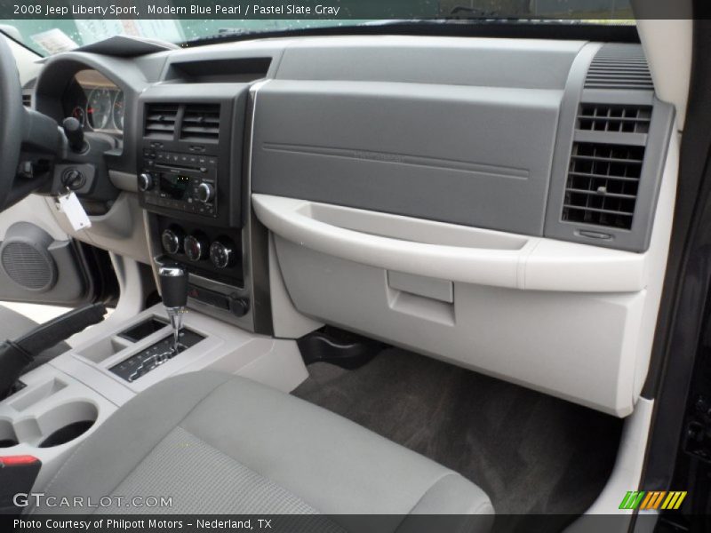 Modern Blue Pearl / Pastel Slate Gray 2008 Jeep Liberty Sport
