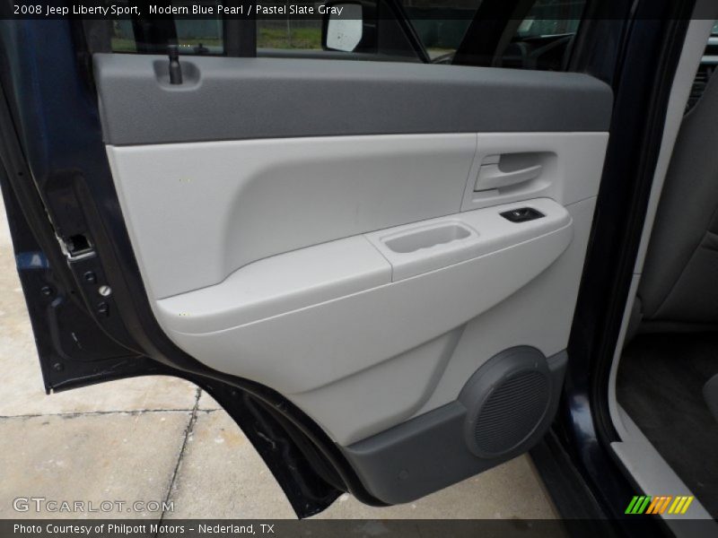 Modern Blue Pearl / Pastel Slate Gray 2008 Jeep Liberty Sport