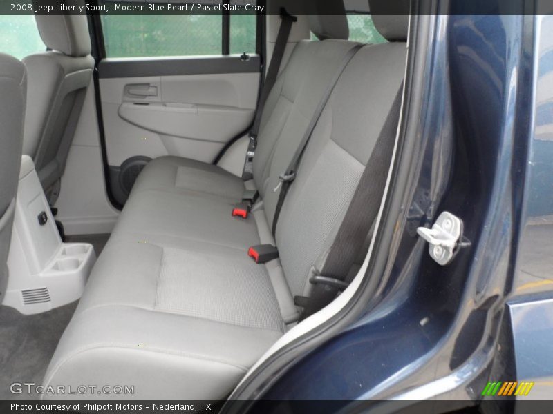 Modern Blue Pearl / Pastel Slate Gray 2008 Jeep Liberty Sport