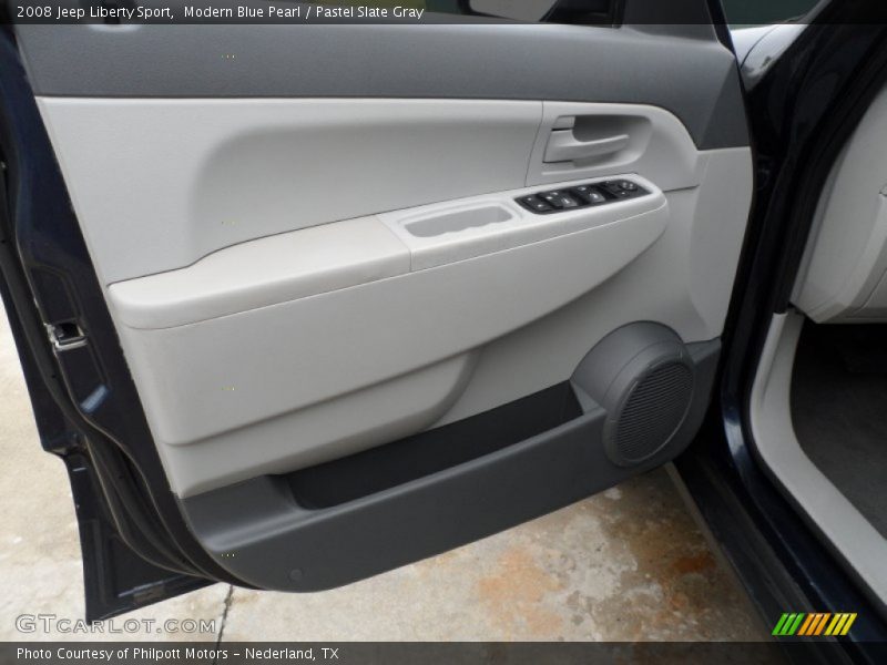 Modern Blue Pearl / Pastel Slate Gray 2008 Jeep Liberty Sport