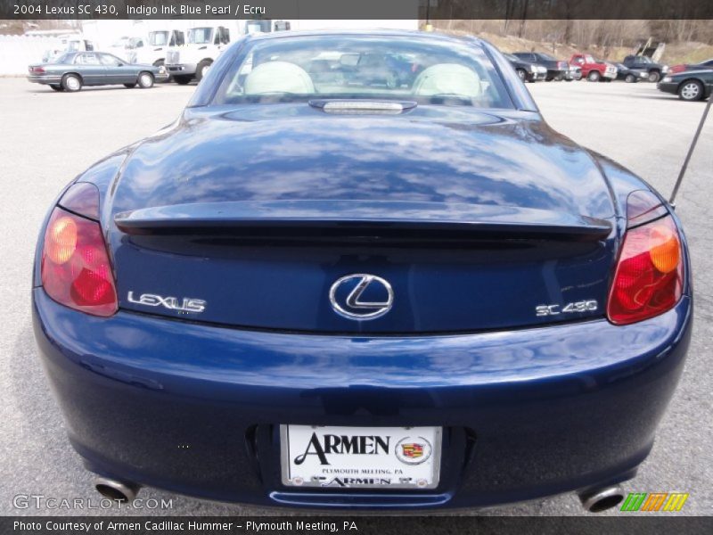 Indigo Ink Blue Pearl / Ecru 2004 Lexus SC 430
