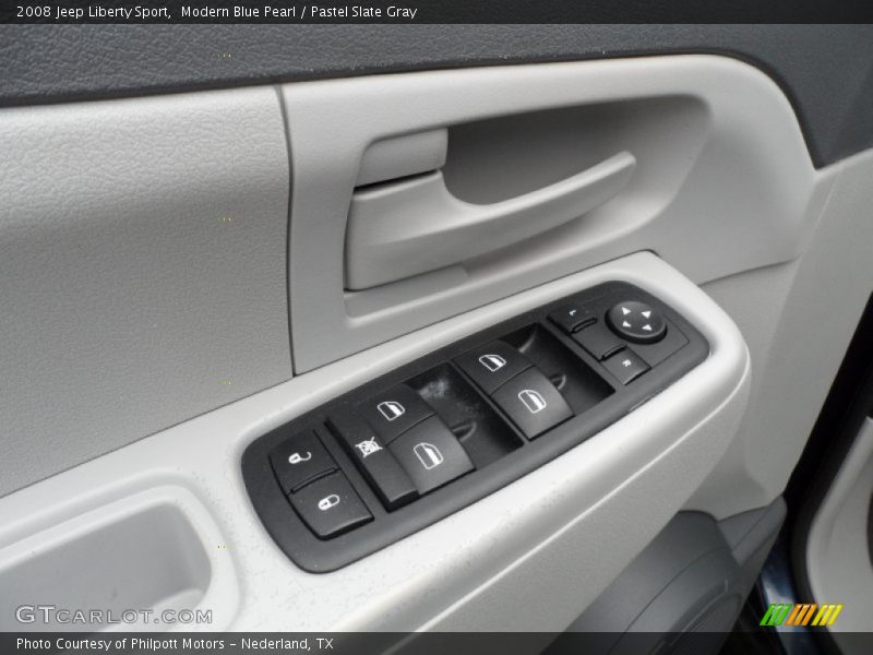 Modern Blue Pearl / Pastel Slate Gray 2008 Jeep Liberty Sport