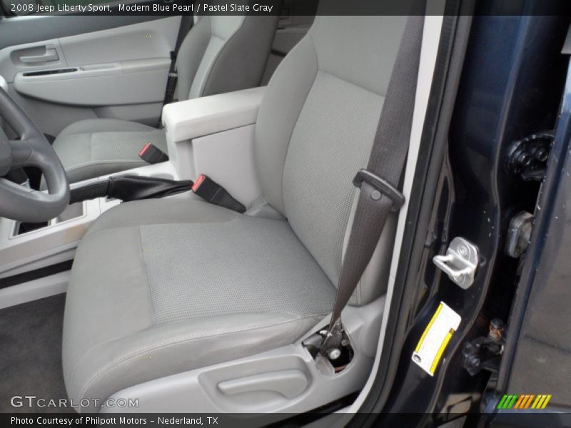 Modern Blue Pearl / Pastel Slate Gray 2008 Jeep Liberty Sport