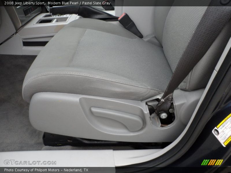 Modern Blue Pearl / Pastel Slate Gray 2008 Jeep Liberty Sport