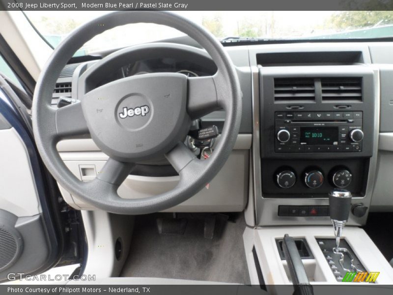 Modern Blue Pearl / Pastel Slate Gray 2008 Jeep Liberty Sport