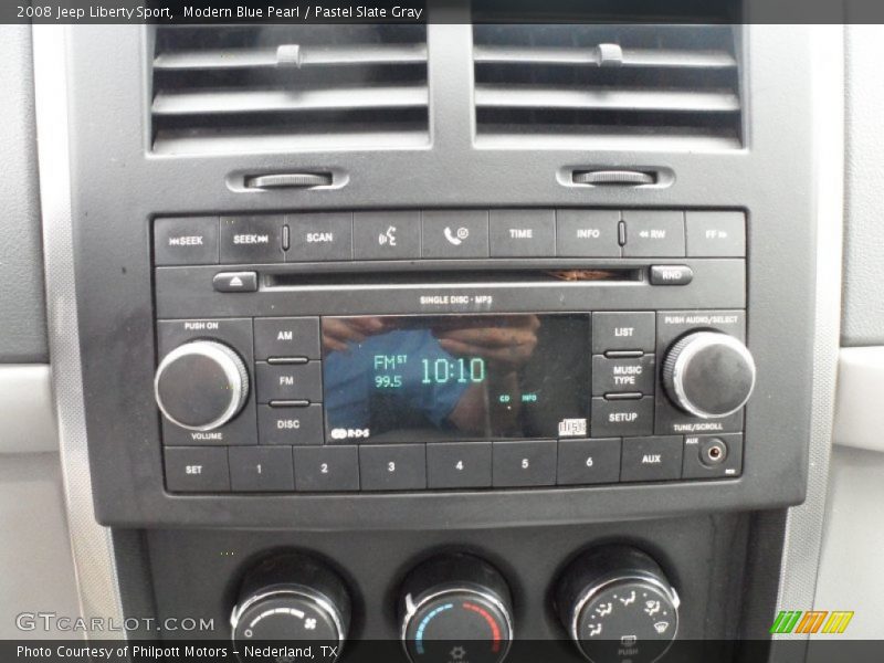 Modern Blue Pearl / Pastel Slate Gray 2008 Jeep Liberty Sport