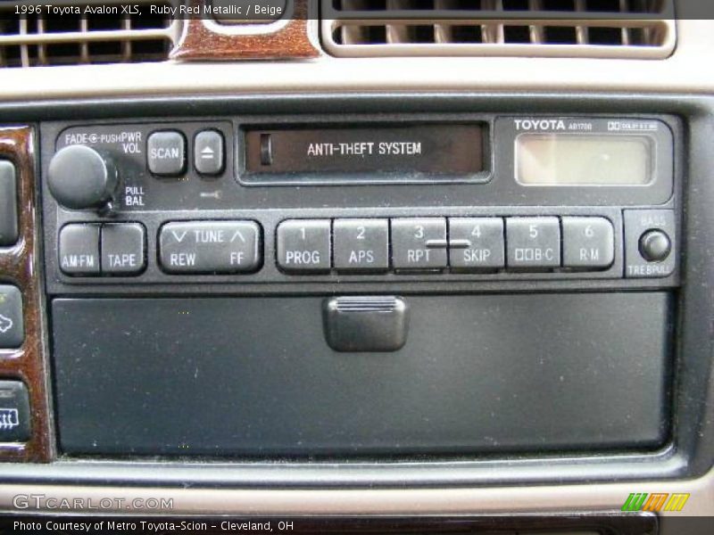 Ruby Red Metallic / Beige 1996 Toyota Avalon XLS