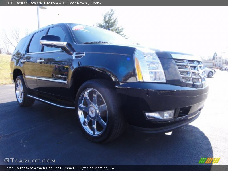 Black Raven / Ebony 2010 Cadillac Escalade Luxury AWD