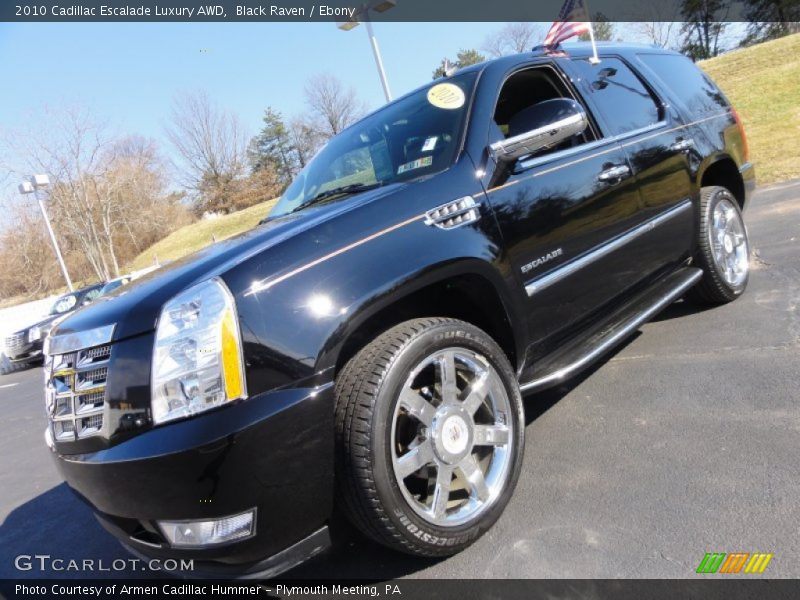 Black Raven / Ebony 2010 Cadillac Escalade Luxury AWD