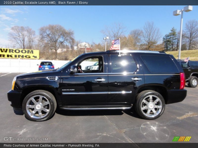 Black Raven / Ebony 2010 Cadillac Escalade Luxury AWD