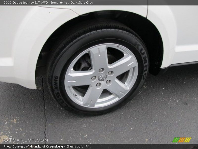Stone White / Dark Slate Gray 2010 Dodge Journey SXT AWD