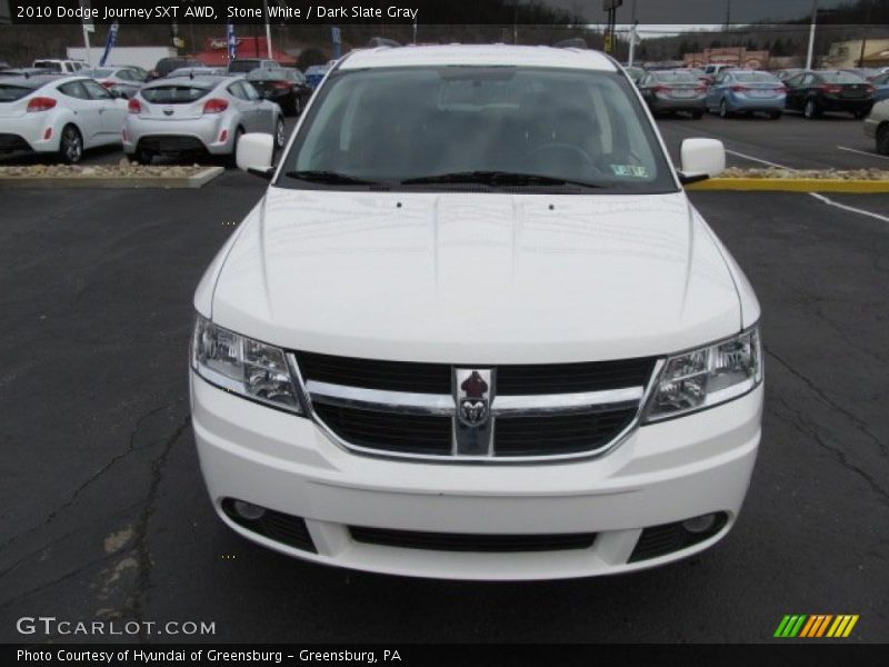 Stone White / Dark Slate Gray 2010 Dodge Journey SXT AWD